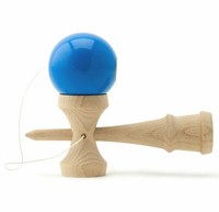 Kendama Geschicklichkeitsspiel M. Blauer Kugel Holzspielzeug Holz-Kugelfangspiel