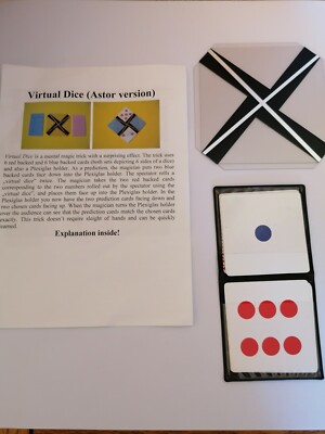 Virtual Dice by Astor Great Prediction Effect - Discontinued