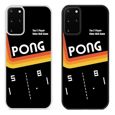 Handyhülle PONG Vintage Videospiel für Samsung Galaxy S Arcade Retro Gamer Geschenk