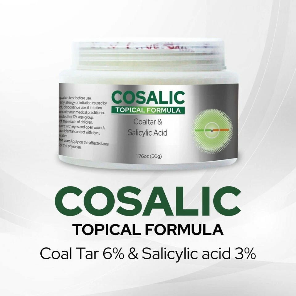 NEW Coal Tar Salicylic Acid Ointment 1.76oz / 50g – Psoriasis & Skin Treatment. - Image 2 of 4