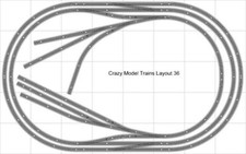 Bachmann E-Z Track Train Layout 036D Train Set HO Scale 5' X 8' DCC Switches