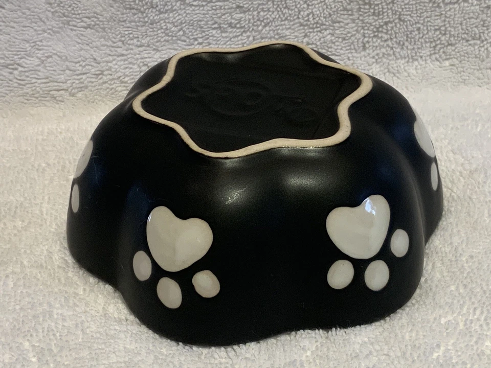 Tazón de comida/agua de gres Ethical Pet Spot 4,75”D x 1,75”H para mascotas pequeñas  Foto 4 de 4