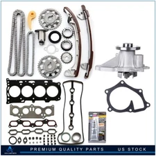 ✔2002-2009 Fits Toyota Camry 2.4L Head Gasket Set Timing Chain Kit Water Pump