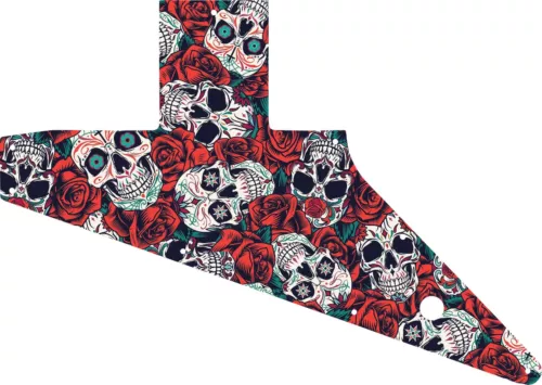WD Custom Pickguard For Gibson 2010-2018 Explorer #GS01 Dia De Muertos Calave...