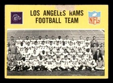 1967 Philadelphia Football #85 Los Angeles Rams Team PR *e2