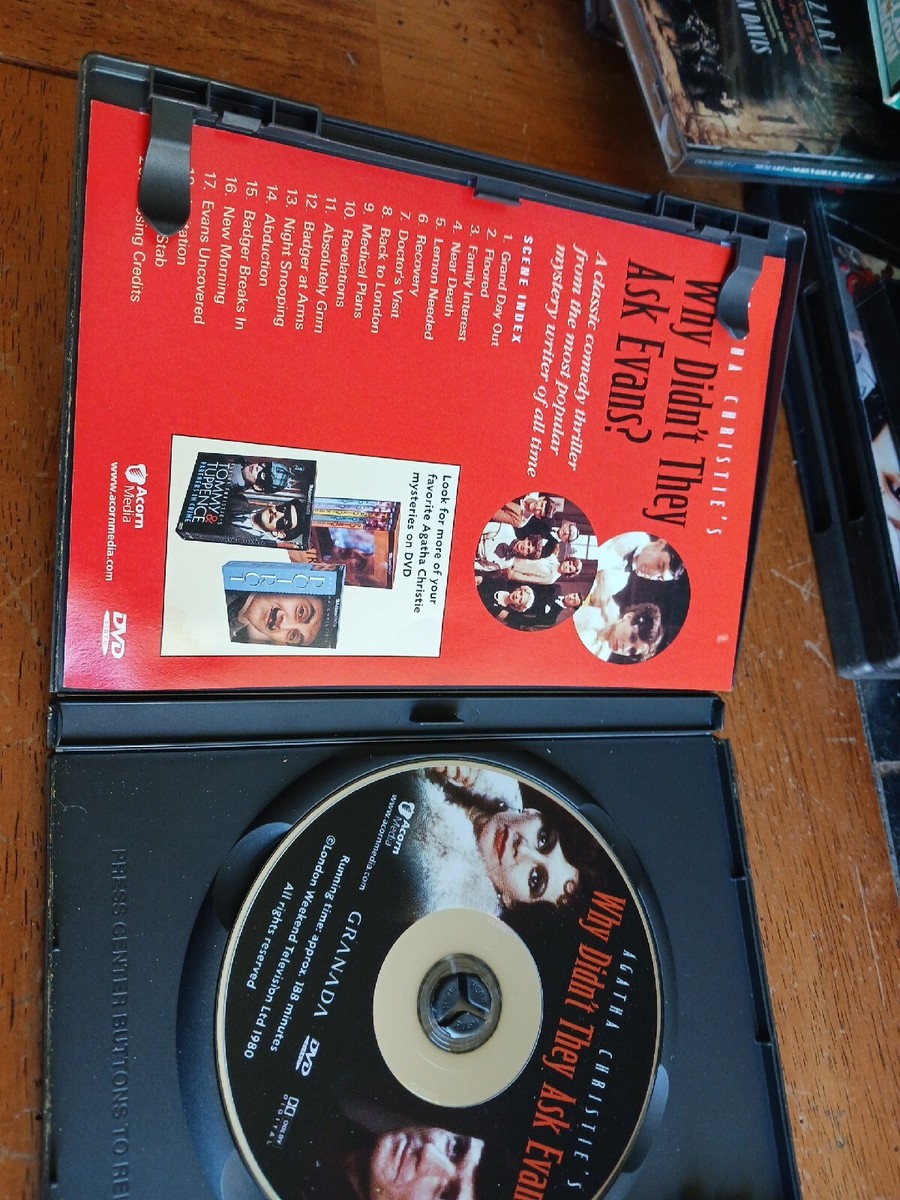 Why Didn't They Ask Evans? (DVD, 1980) TV Movie Agatha