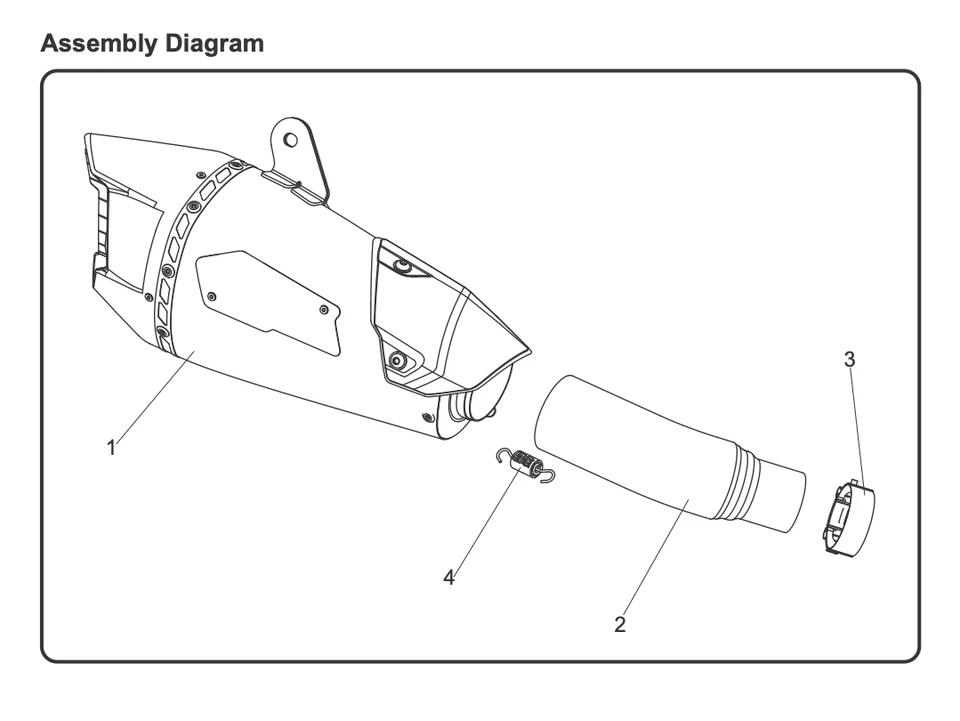 Yoshimura Suzuki GSX-S750 Z AT2 Exhaust Street Slip-On Stainless 2018-2022 - Изображение 2 из 4