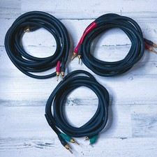 Monster Z-series Z1r 15 And 10 Feet Audiophile Speaker Cables Gold Banana Plugs