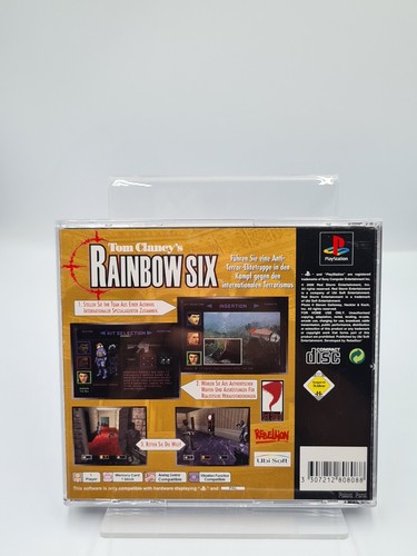 PS1 Playstation 1 Tom Clancy's Rainbow Six con embalaje original e instrucciones alemán - Imagen 2 de 10