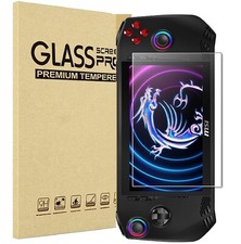 Glass Screen Protector for ROG Ally X Gaming Handheld 9H Hardness Fully Covered