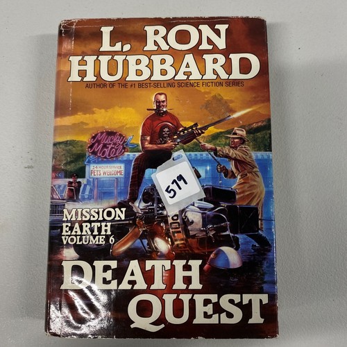 Death Quest Mission Earth Volume 6 by L Ron Hubbard 1986 Hardcover First Edition - Picture 14 of 14