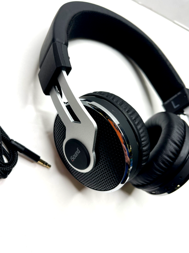 Sound BT-2500 Wireless Bluetooth Headphones - Black/Silver - Excellent Condition - Picture 2 of 3