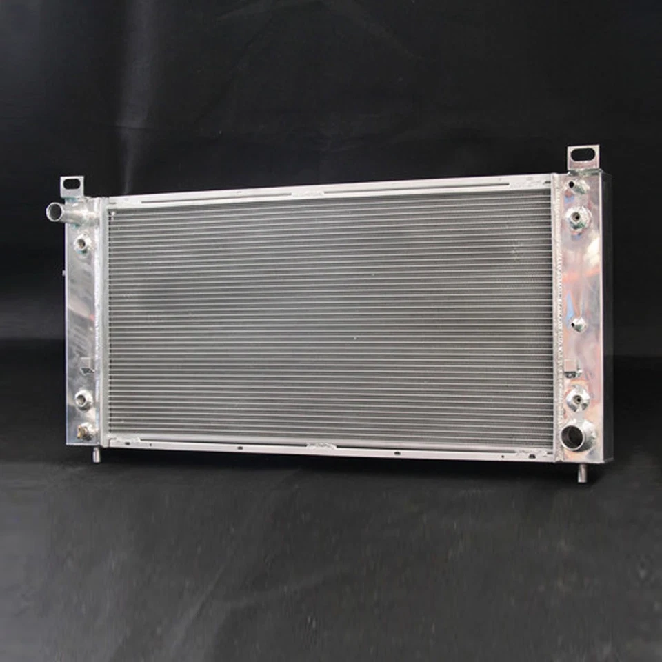 Radiador de aluminio AT para Cadillac Escalade Chevrolet GMC 99-14 34" ancho 3 filas Foto 3 de 4