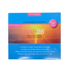 POWR|NAPS Sleep System NAP26 Non-drug AUDIO Sleep System, Binaural Beats