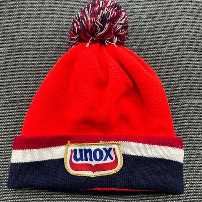 UNOX Motorsport Neon Orange Beanie Striped Beanie Hat Netherlands Merchandise