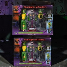 2 Five Nights at Freddys Endo Series Montgomery Gator Shattered Gator Figure Set