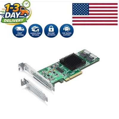 PCI Express 2.0 LSI SAS 2008 RAID Controller - Supports 256 SAS/SATA Devices