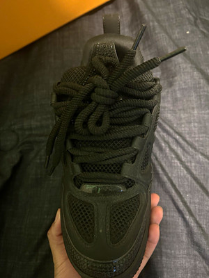 Louis Vuitton Skate Men s Black Low Top Lace-Up Athletic Sneakers