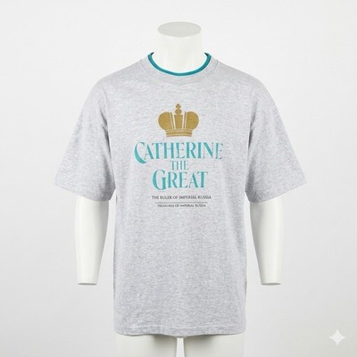 Vintage 1992 Catherine The Great Treasures Imperial Russia T Shirt XL Belton