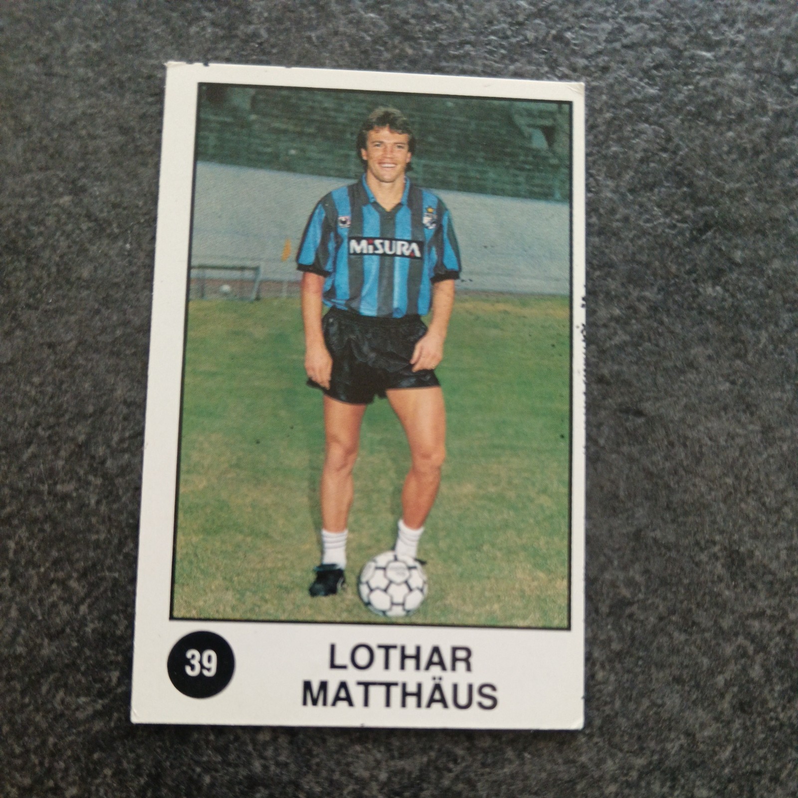Figurina Card Calciatori Panini Supersport 88 monofacciale Matthaus Inter