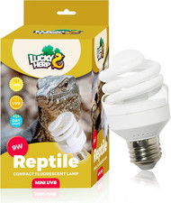 Mini UVA UVB Reptile Light 10.0 9W, UVB Bulb for All Desert Dwelling Reptiles, C
