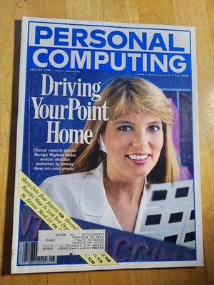 Personal Computing Magazine 1986 Vintage~EARLY PC~IBM Microsoft Compaq Videotrax