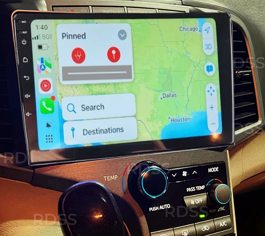 For Toyota Venza 2008-2016 Car Radio Stereo 9" Android 13 CarPlay Navi 4G+64G - Imagem 2 de 4