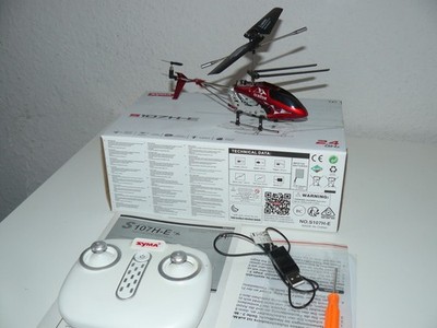 SYMA S107H-E RC Hubschrauber für Kinder 14 + und Anfänger, ferngesteuert rot TOP