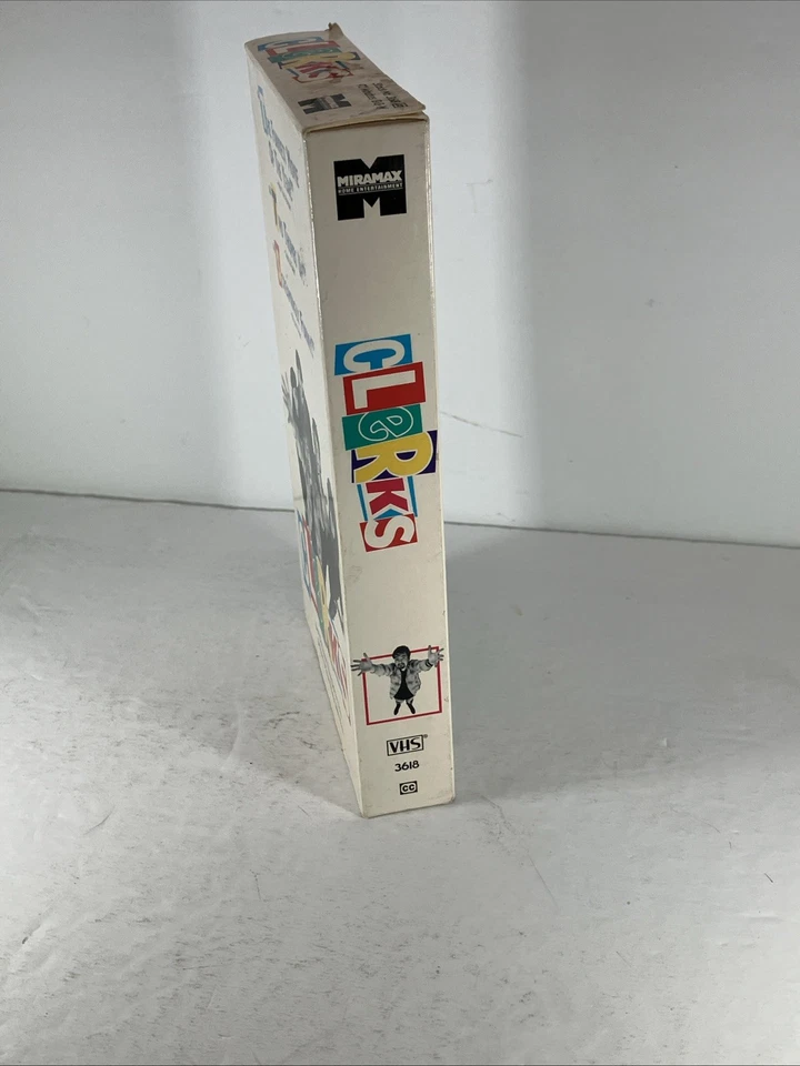 Клерки VHS культовая комедия Кевин Смит Miramax домашние развлечения не аренда - Изображение 4 из 4