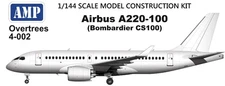 Airbus A220-100 (Bombardier CS100) Plastic model aircraft 1/144 AMP OvT-4-002