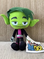 Teen Titans Go Beast Boy Stuffed Plush 10" Cartoon Network Toy Factory DC BNWT