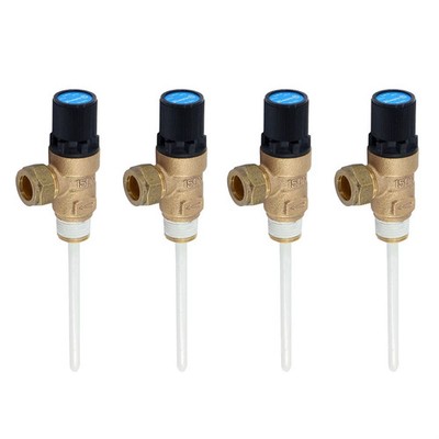 4 x Reliance - 10 Bar TPR15 Druck- und Temperaturbegrenzungsventil 90-95°C (4 