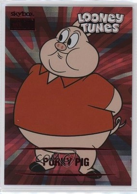 2024 Fleer Retro Looney Tunes Skybox Premium Star Rubies 52/150 Porky Pig 04ww