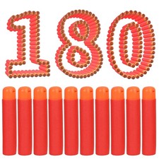 Mega Dart Refill Pack 180 PCS Compatible with Foam Blasters