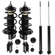 4x Front Rear Complete Shock Struts w/ Springs Absorber For 2006-12 Toyota Yaris