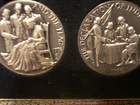 TWO Longines Symphonette Sterling Silver Medals,  BETSY ROSS &  DECLARATION IND.