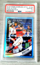 2018 Panini Donruss Optic - Jose Altuve  #132 Carolina Blue   /50  PSA 10  POP 2