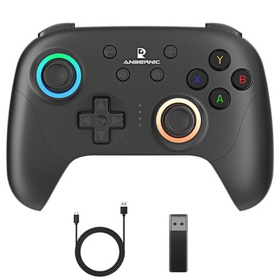 RG P01 Wireless Gaming Controller PC Plug Play Hall Effect Joystick Black