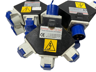 16A Power Distribution Box to 3 x 16A Outputs Hire #3041 (One) THS