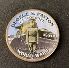 Colorized Kennedy Half Dollar World War I George S. Patton Free Shipping