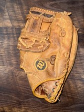 Vintage Wilson Leather Baseball Softball Glove Mitt A9820 Right Handed Throw 12"