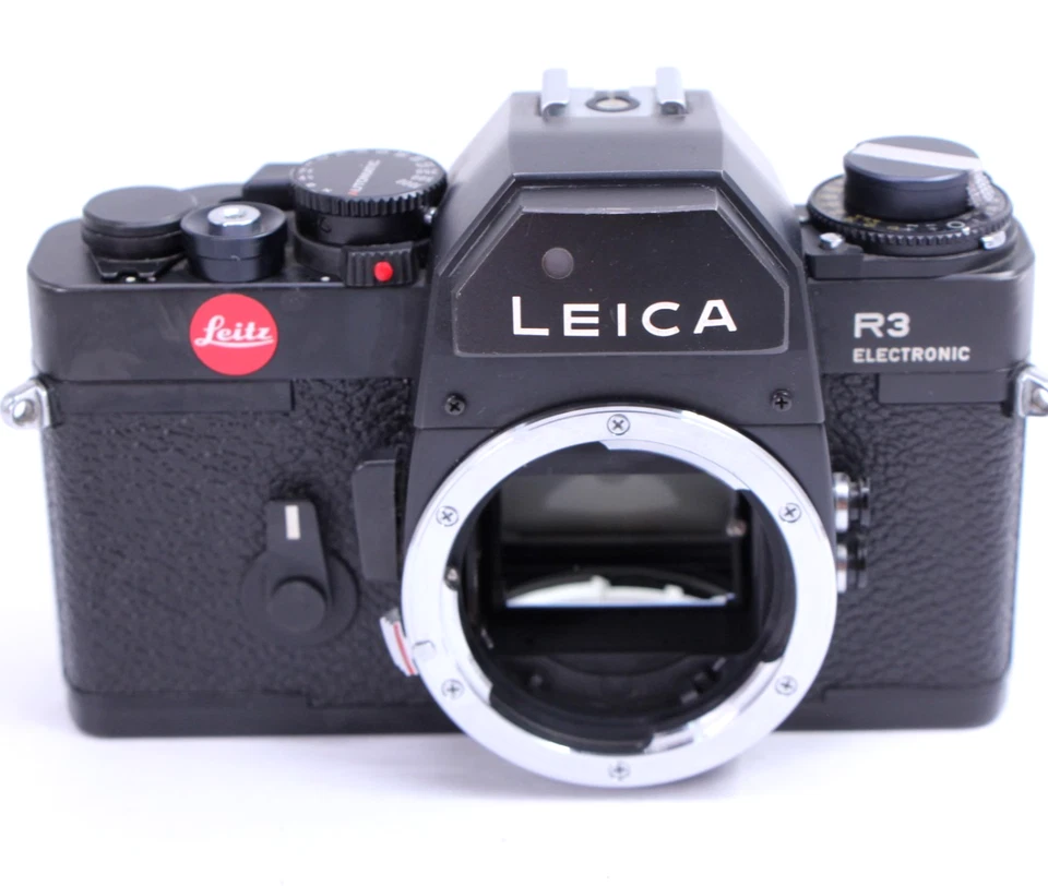 Cámara fotográfica electrónica Leitz Leica R3 negra 35 mm SLR cuerpo R ¡Funciona! Envío gratis Foto 2 de 4