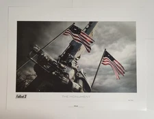 Bethesda Fallout 3 "The Monument" Lithograph Limited Edition #48/300 Rare