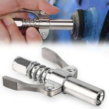 High Pressure Grease Gun Coupler Quick Release Lock Oil Nozzle Tip Fit 1/8" NPT