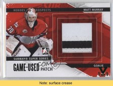 2013-14 ITG Heroes and Prospects Black Vault Gold 1/1 Matt Murray Patch READ 2a8