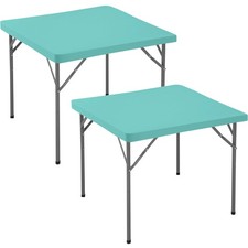 Card Table Covers Square Fitted Tablecloth with Elastic2 Pack 34x34 Inch