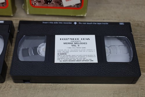 Volume 1 & 2 Hollywood Gems Cartoon Merrie Melodies VHS - Imagen 10 de 13