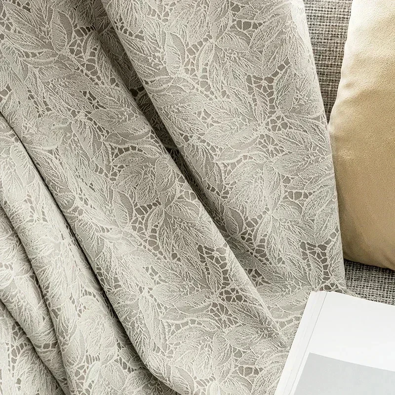 Cortinas opacas para sala dormitorio estilo japonés estilo simple literario Foto 4 de 4