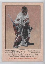 2002-03 ITG Parkhurst Retro Kevin Weekes #102 0a4