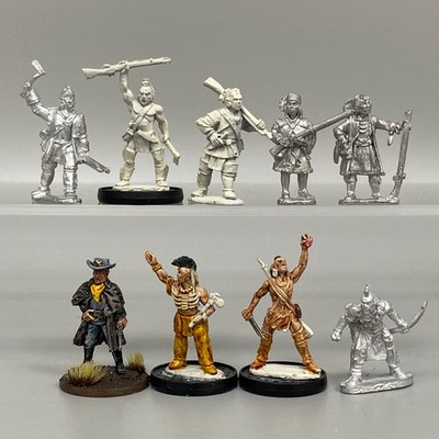 Charakter Bundle Black Powder/Dead Mans Hand/Muskete & Tomahawks Tabletop Metal